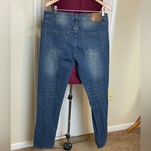 Like New Stitches & Rivets Men’s Dark Wash Straight Blue Jeans